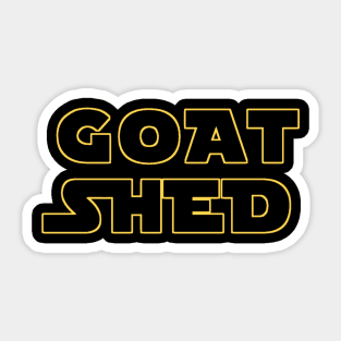 Goat Shed Sticker